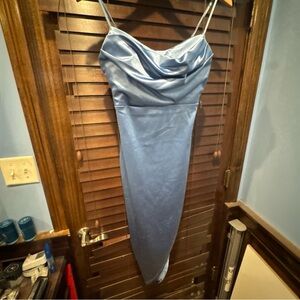 Honey & Rosie Dress Juniors M Blue Formal Dress NWT